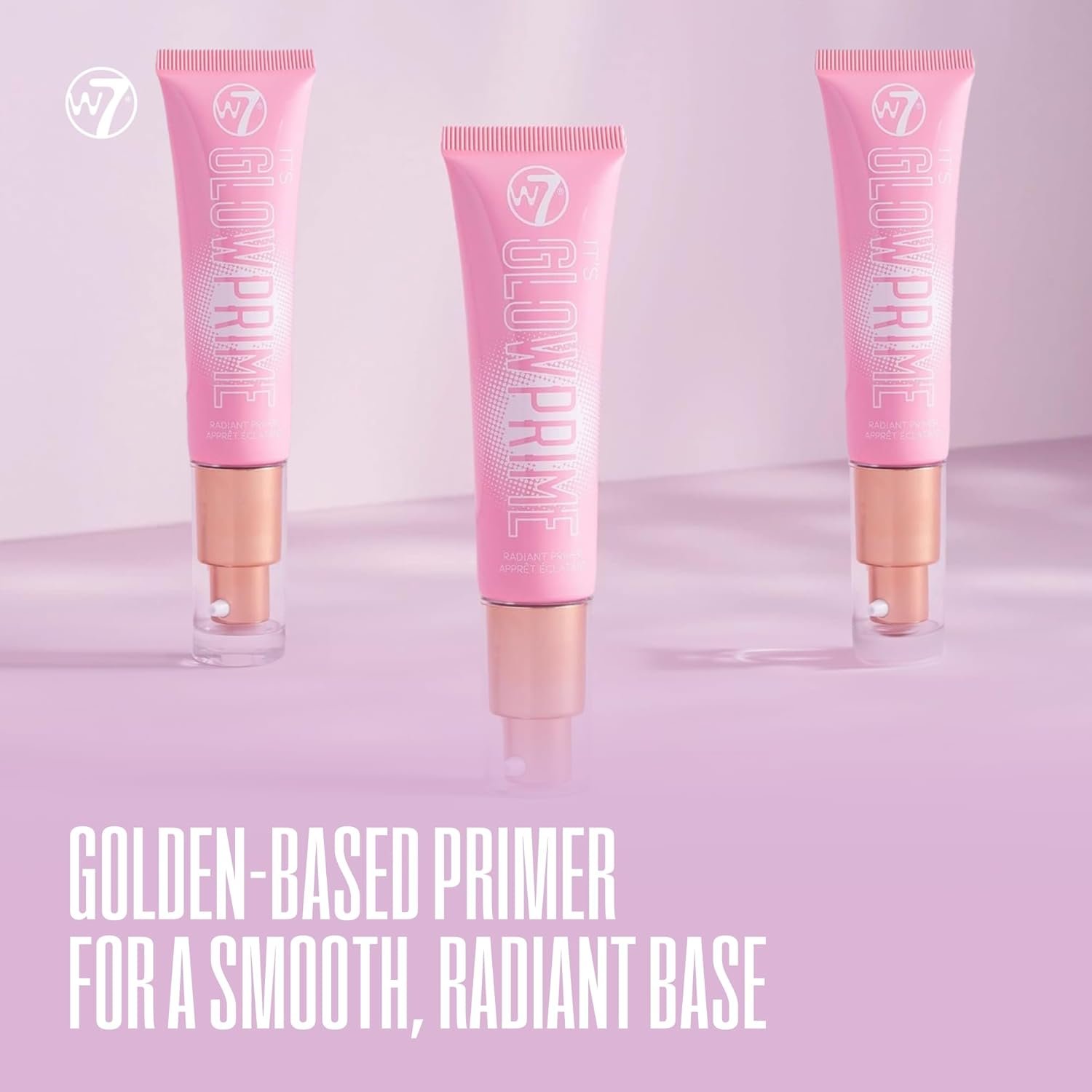 W7 The Fixer Glow Set - Makeup Primer & Setting Spray Duo for Radiant, Dewy Finish - Golden Sheer Coverage, Lightweight & Non-Sticky - Image 3