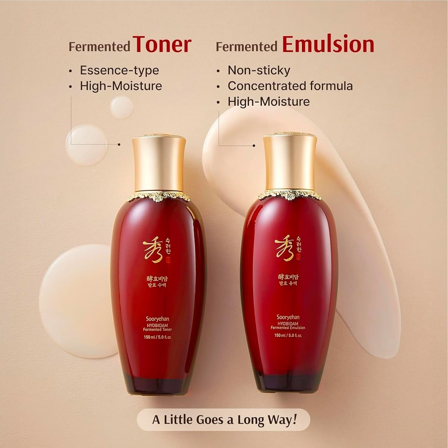 Sooryehan Hyobidam Fermented Bundle Gift Set (14fl oz) - Hyobidam Korean Skin Care Gift Set with Toner, Emulsion, Essence, Cream, Eye Cream, Mask & Foam,. Wild Ginseng Anti-Aging Hydration & Firming. - Image 5