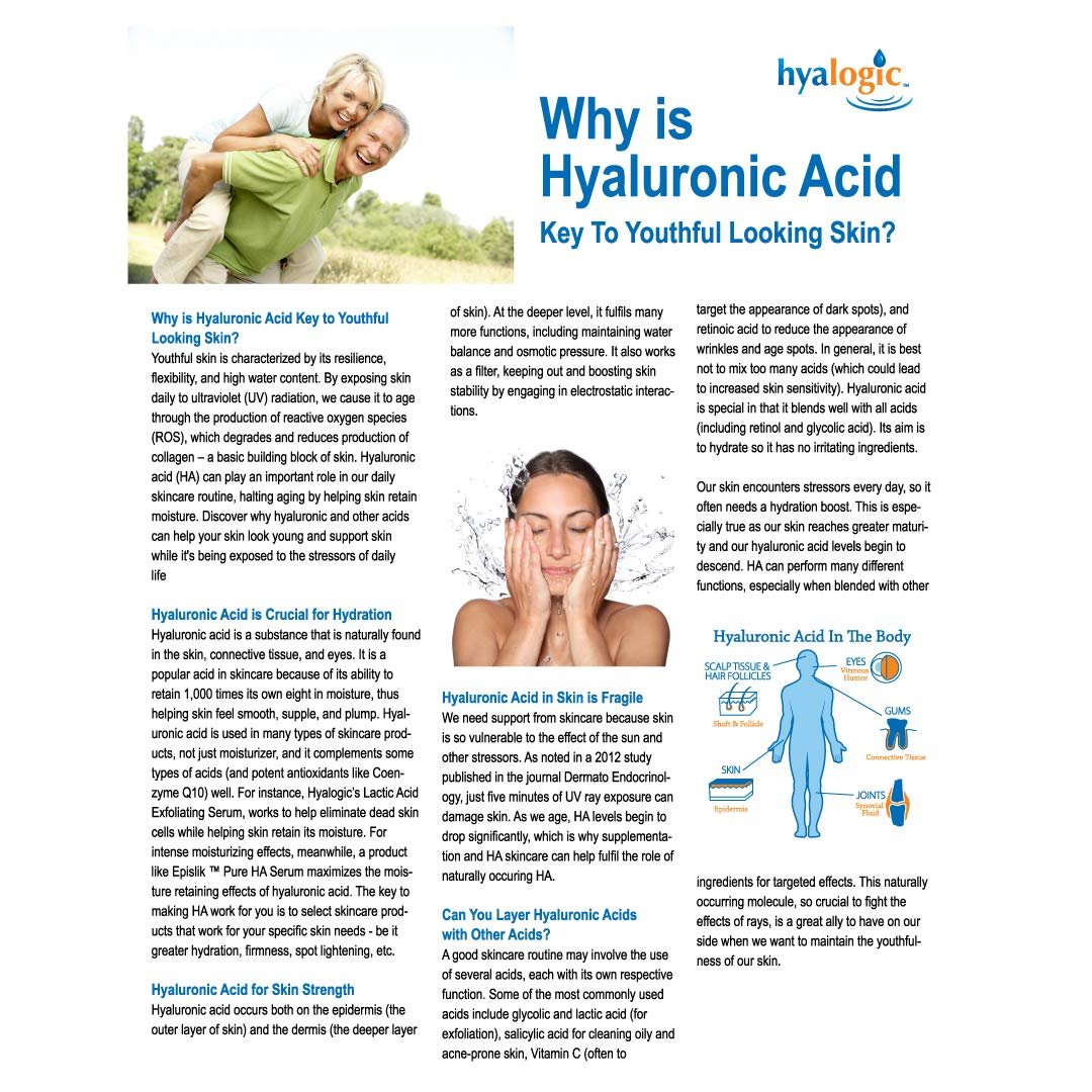 Hyalogic Lactic Acid 10% Serum for Face with Hyaluronic Acid & Essential Oils – Non-Abrasive Face Exfoliant- For Clearer & Radiant Skin (1 fl. oz.) - Image 8