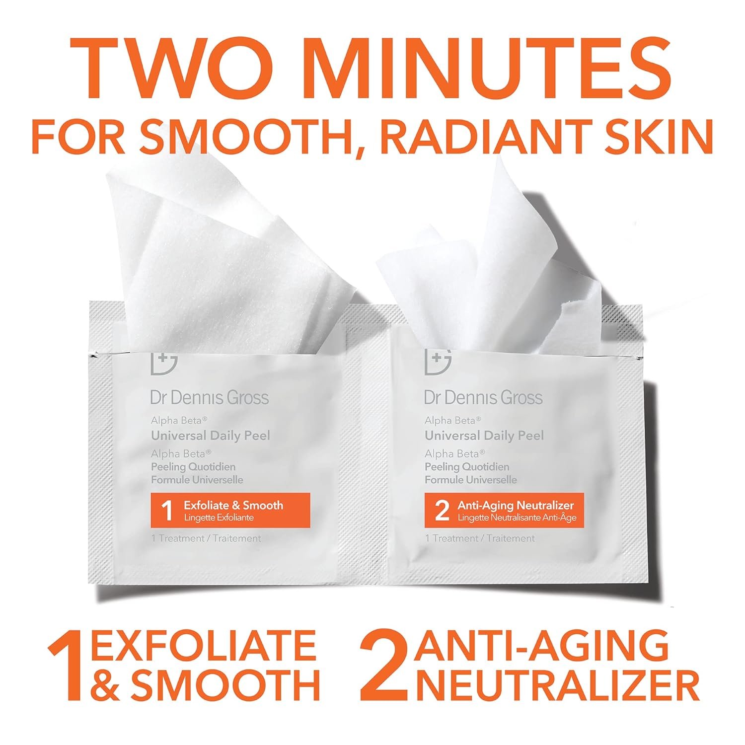 Dr. Dennis Gross Alpha Beta Universal Daily Peel: for Uneven Tone or Texture and Fine Lines or Enlarged Pores, (60 Treatments) - Image 3