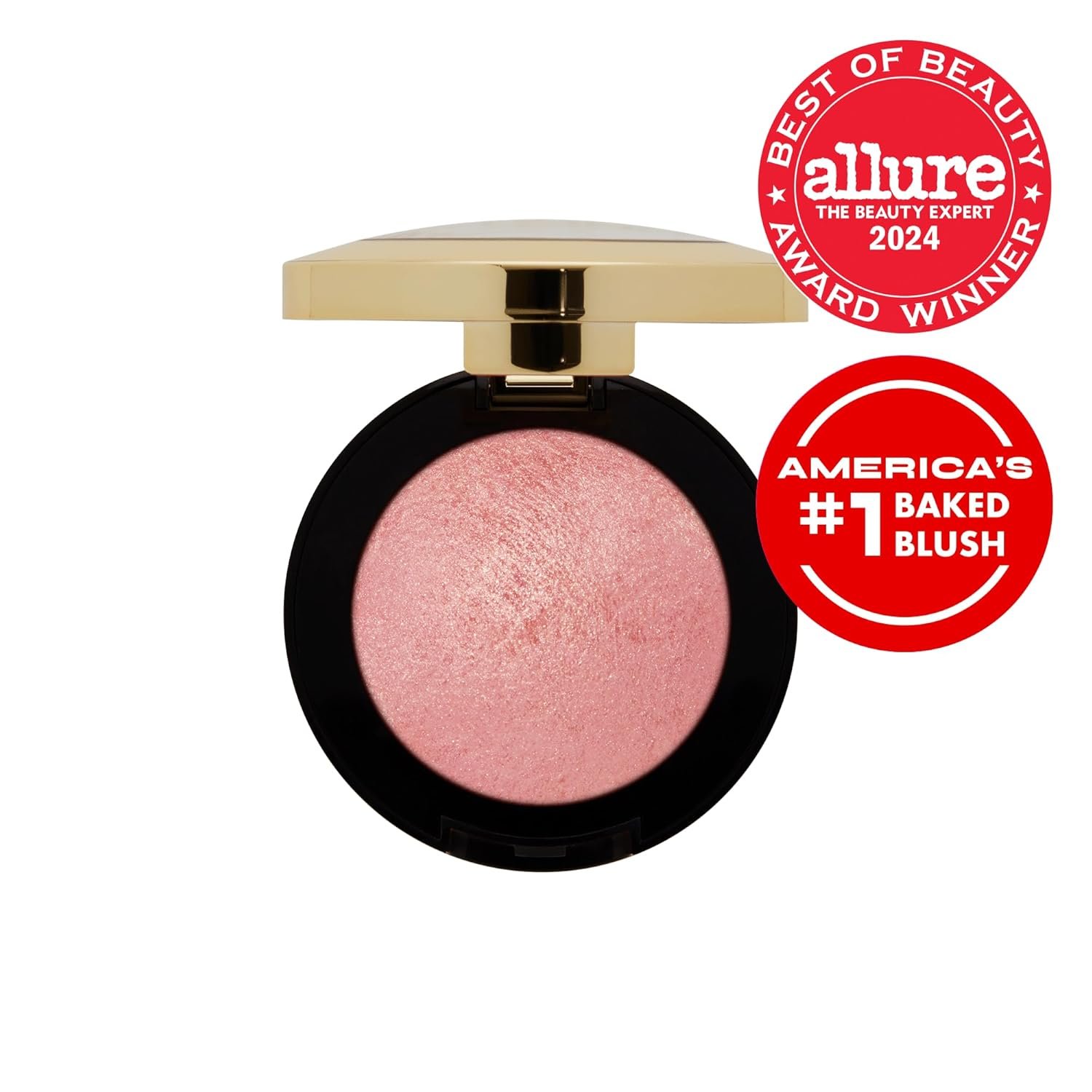 Milani Baked Blush, Powder Blush for Cheeks, Cruelty Free Makeup - Shape, Contour & Highlight Face for a Shimmery or Matte Finish -Dolce Pink - Image 5