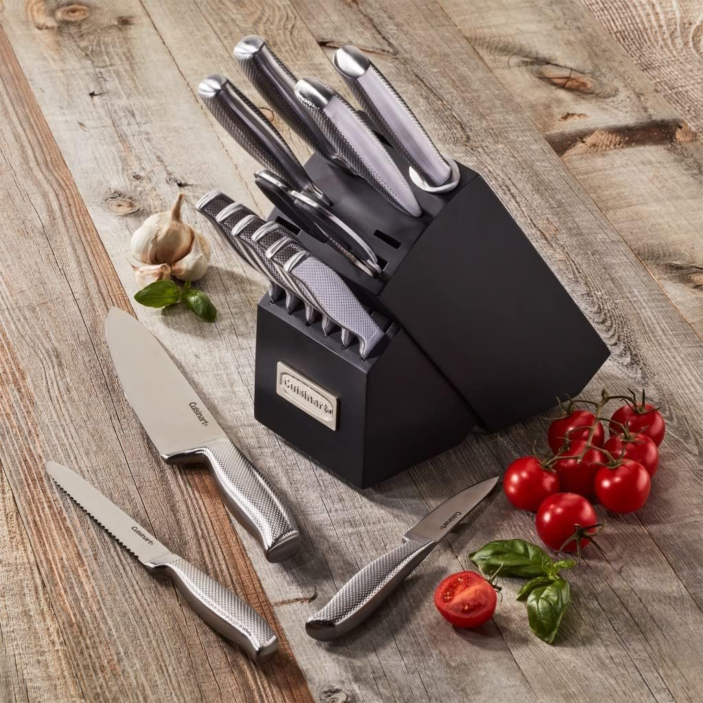 Cuisinart C77SS-15PG 15pc German Stainless Steel Hollow Handle Cutlery Block Set - Image 5