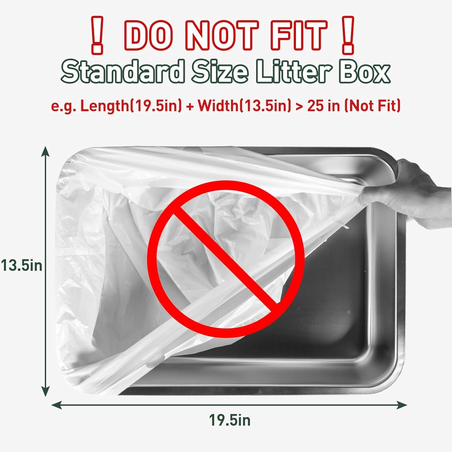 ANWA 40 Count Cat Litter Box Liners for Automatic Cat Litter Box and Litter Box Robot 4/3, Heavy-Duty, Extra Thick - Image 4