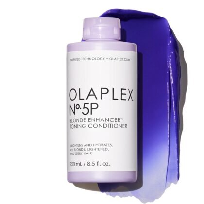 Olaplex No. 5P Blonde Enhancer Purple Toning Conditioner, Repairs, Hydrates, & Brightens All Blonde, Lightened, & Grey Hair