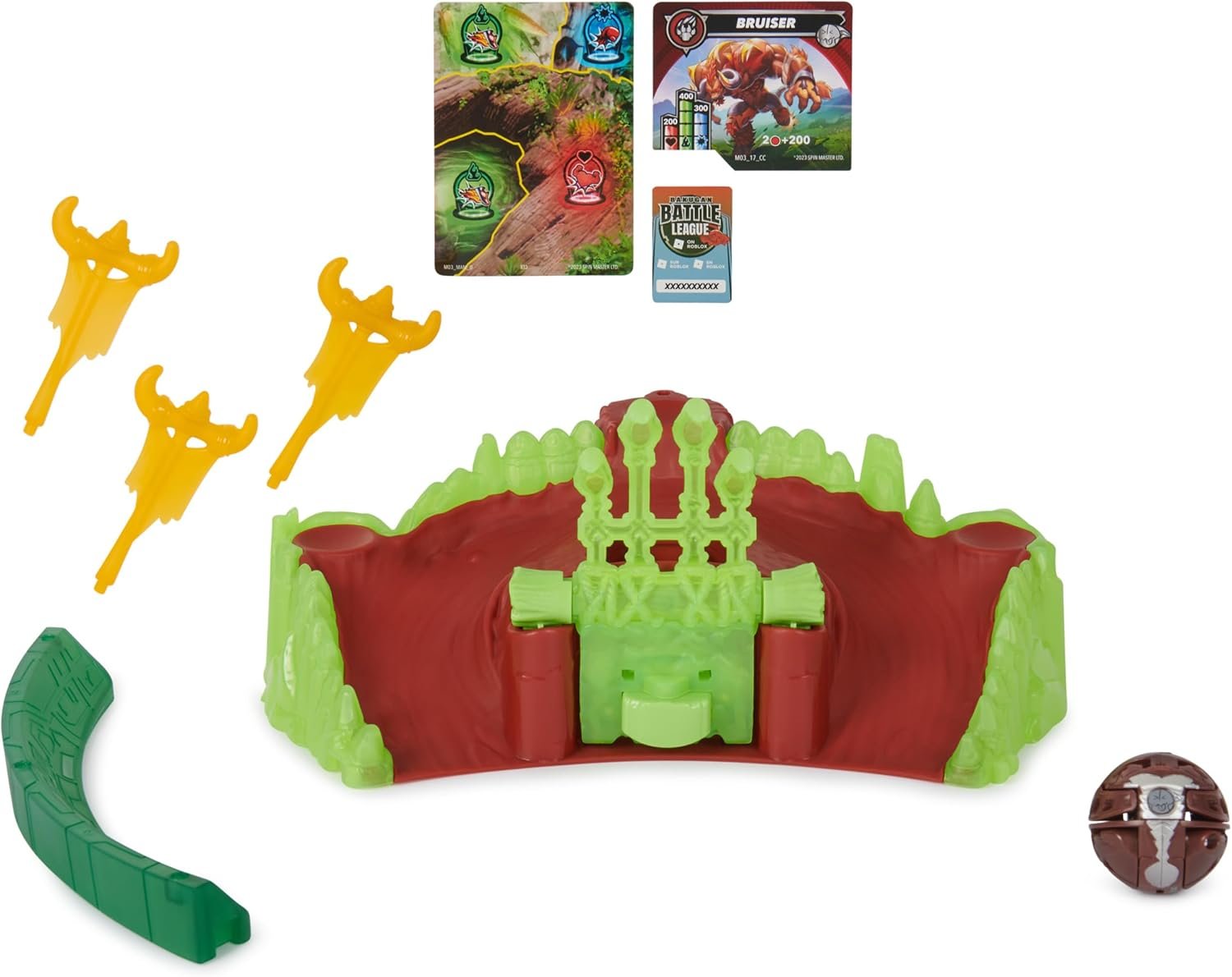 Bakugan Training Set with Bruiser, Mammal Clan Themed, Customizable Action Figure, Trading Cards, and Playset, Kids Toys for Boys and Girls 6 and up - Image 4