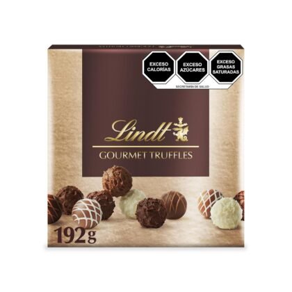 Lindt Gourmet Chocolate Truffles Gift Box, Easter Chocolate Candy, 12 Count, 6.8 oz. Box