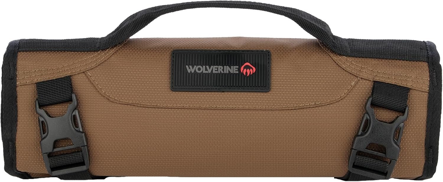 WOLVERINE Tool Bag |Tote | Utility Roll | Durable Nailhead Nylon, Adjustable Straps, and Versatile Pockets - Image 4