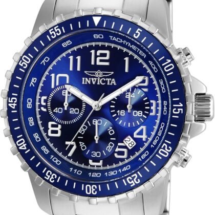 Invicta Men's 1326 Invicta II Chronograph Black Dial Two-Tone Stainless Steel Watch
