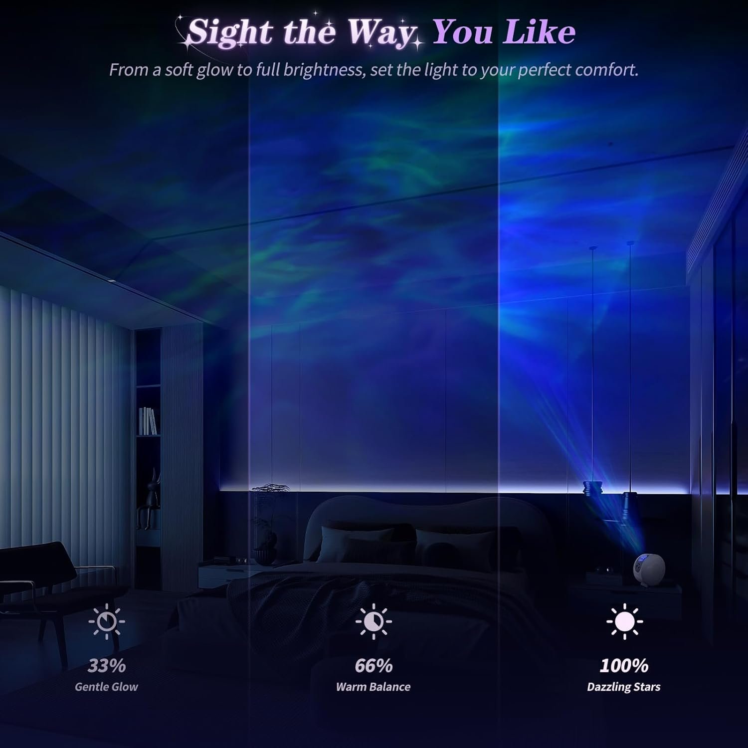 Galaxy Projector, Star Night Light, Star Projector with Timer & Remote Control for Bedroom Decor, Home Theater, Ceiling, Kids Room, Party, Relaxation - Image 5