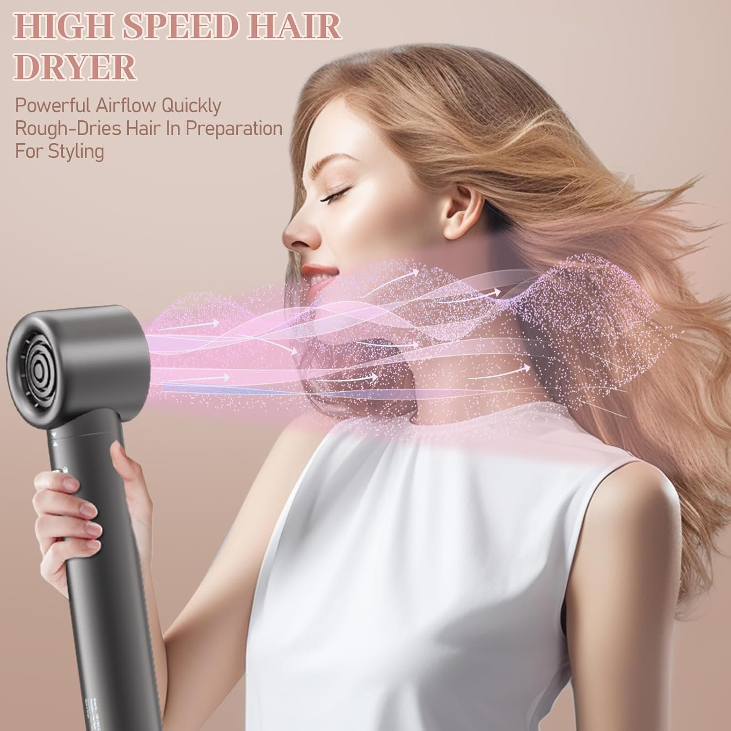 6 in 1 Air Styling & Drying System, Powerful High Speed Hair Dryer Brush & Multi-Styler with Auto Wrap Curlers,Hair Straightener Brush,Round Volumizing Brush,Soft Smoothing Brush - Image 7