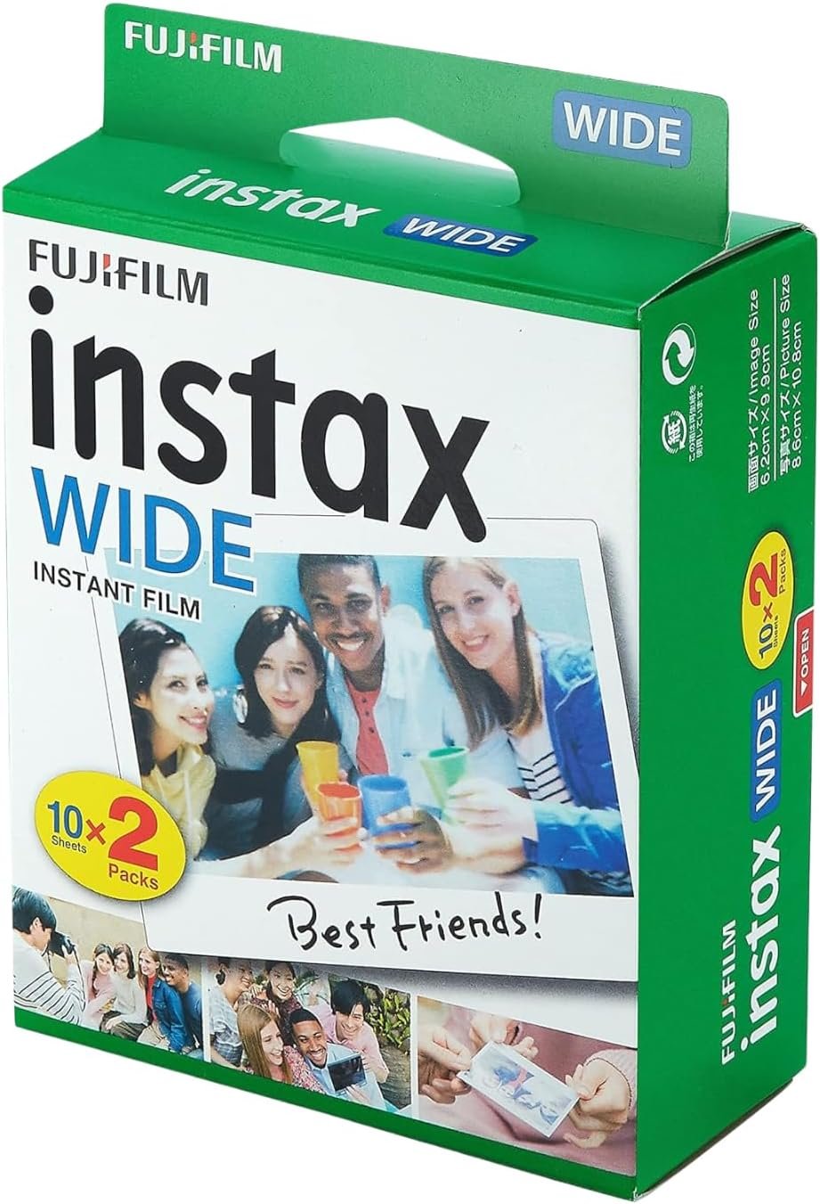 Fujifilm Instax Wide Instant Films for Fuji Instax Wide (40 Exposures) + BluebirdSales Microfiber Cleaning Cloth - Image 6