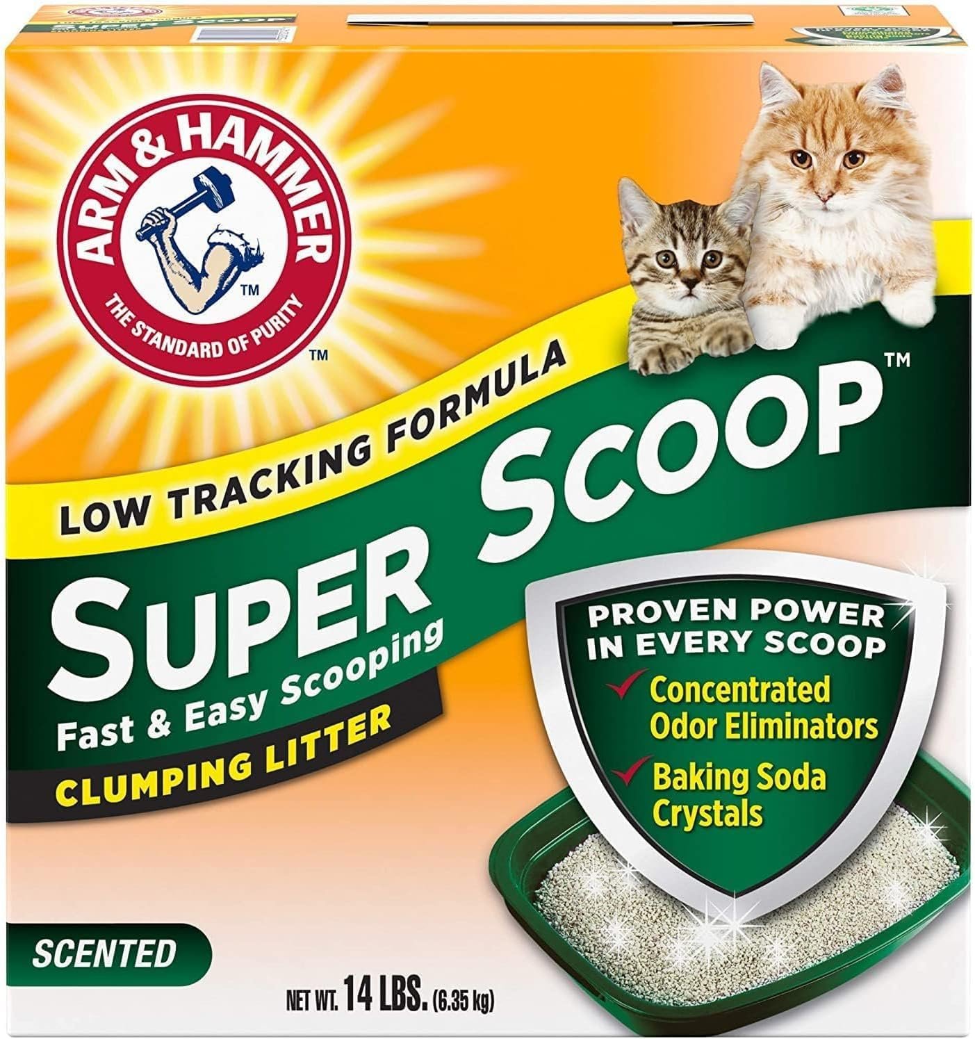 Arm & Hammer Super Scoop Clumping Litter Fresh Scent 14lb