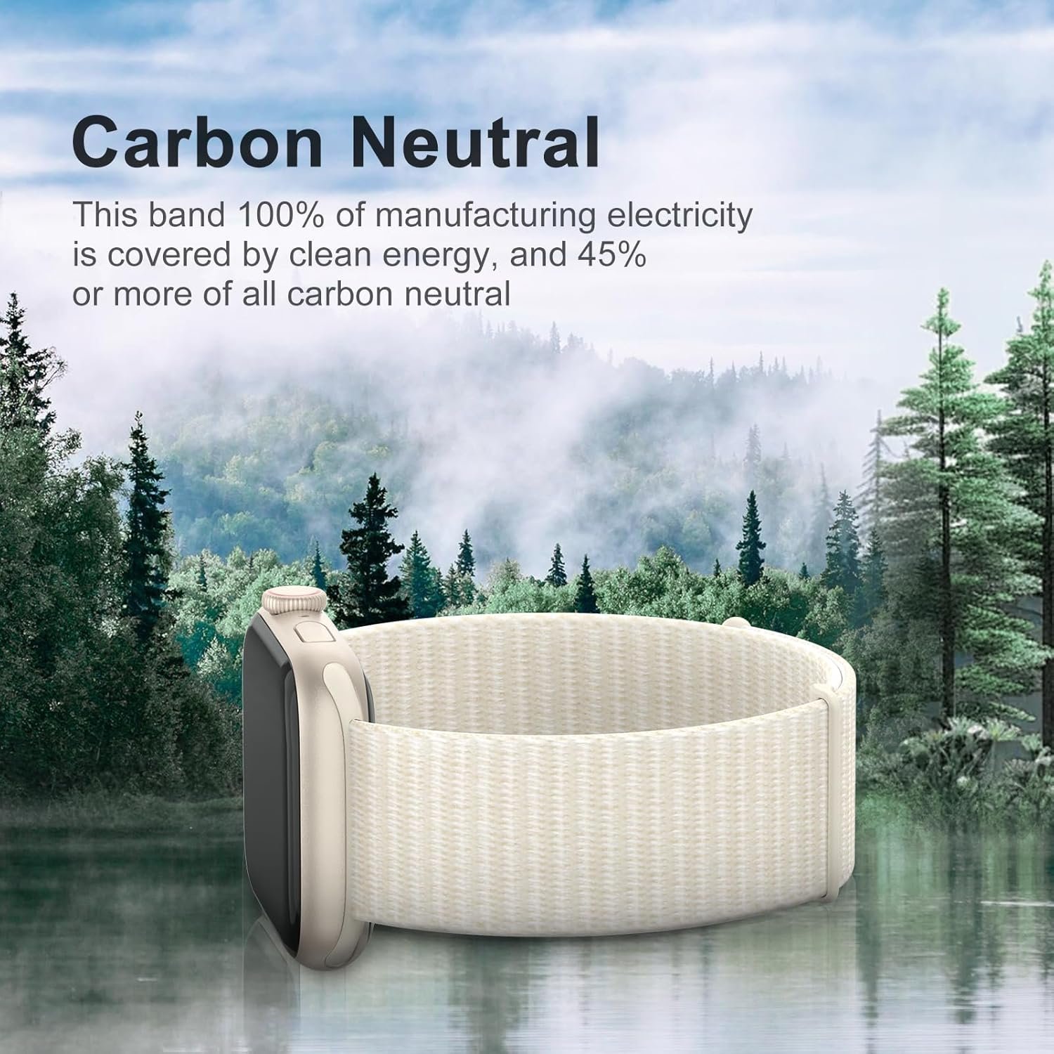 AMSKY Sport Nylon Loop Band Compatible with Apple Watch Bands 38MM 40MM 41MM 42MM 44MM 45MM 46MM 49MM Women Men,Breathable Adjustable Straps for iWatch Band Series 11 10 SE 9 8 7 6 5 4 3 2 Ultra - Image 4