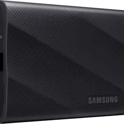Samsung T9 Portable SSD 2TB, USB 3.2 Gen 2x2 External Solid State Drive, Seq. Read Speeds Up to 2,000MB/s for Gaming, Students and Professionals, MU-PG2T0B/AM, Black