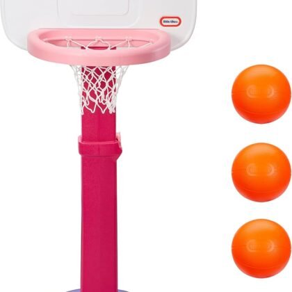 Little Tikes Easy Score Basketball Set, Pink- Amazon Exclusive 22.00 L x 23.75 W x 61.00 H Inches