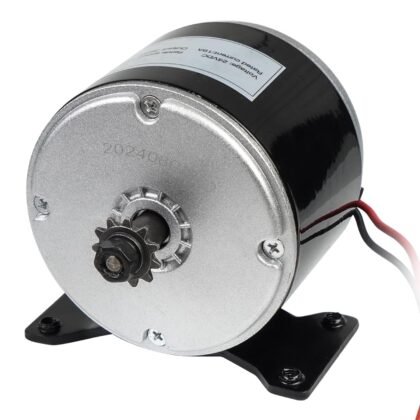 24V Electric Scooter Brushed Motor 350W Compatible with E Scooter Drive Speed Control Razor E300 E300S E325 MX350 MX400 Wind Turbine Go Karts E Bike Chain Drive Permanent Magnet Electric Motor