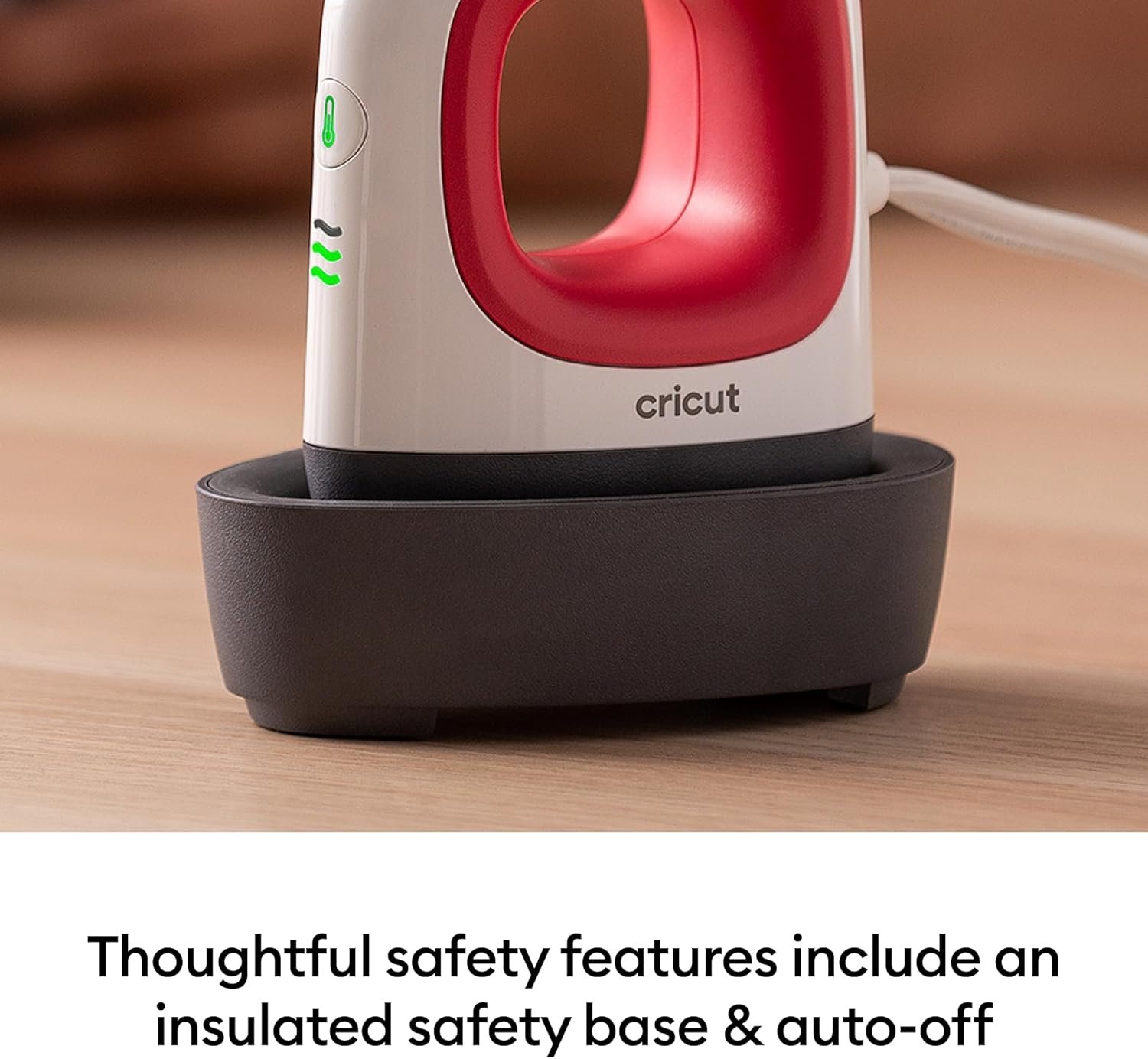 Cricut EasyPress Mini Heat Press + Heat Press Mat - for Pressing Small Objects Like Shoes, Stuffed Animals, Hats & More - 3 Heat Settings & Precision Tip - Compact & Lightweight - Raspberry - Image 9