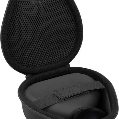 Aenllosi for Theragun Mini Plus/Mini 3.0/mini 2.0 Handheld Electric Massage Gun Hard Case,Replace Head & USB Charging Cable Organizer (Case Only,Black)