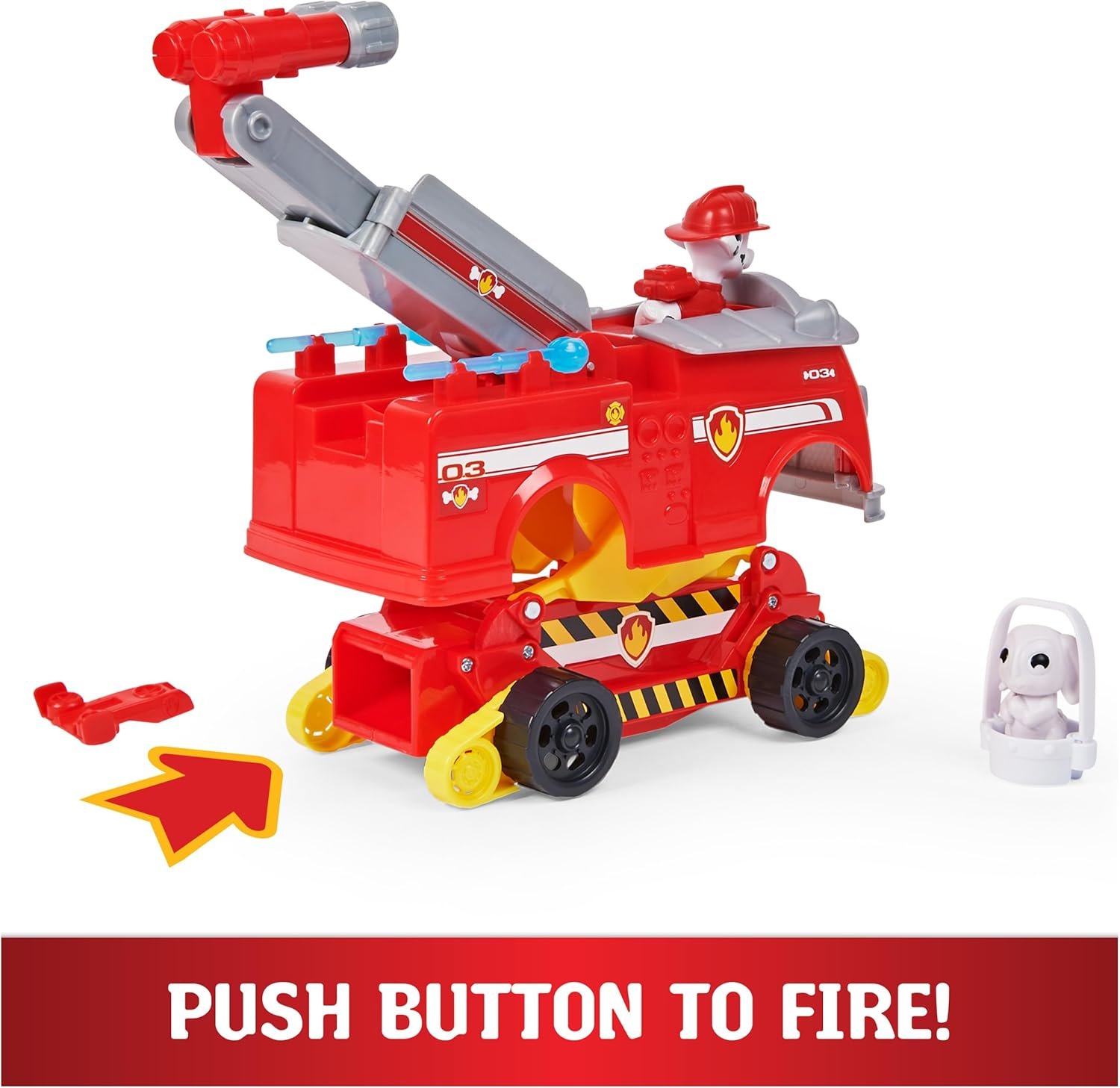 Paw Patrol, Marshall Rise and Rescue Transforming Toy Car with Action Figures and Accessories, Kids Toys for Ages 3 and up - Image 6