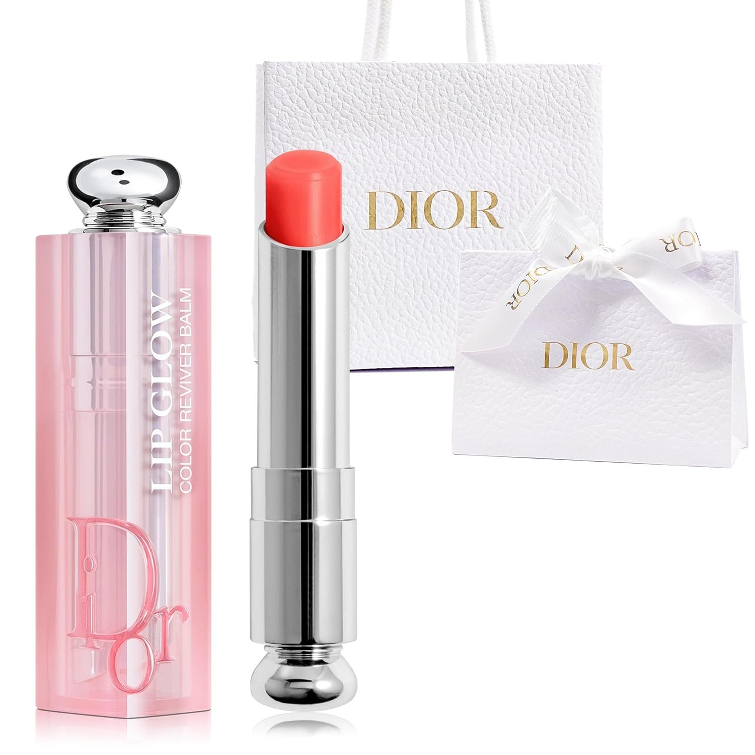 Dior Addict Lip Glow Reviving Lip Balm #061 Poppy Coral 0.11 Ounce