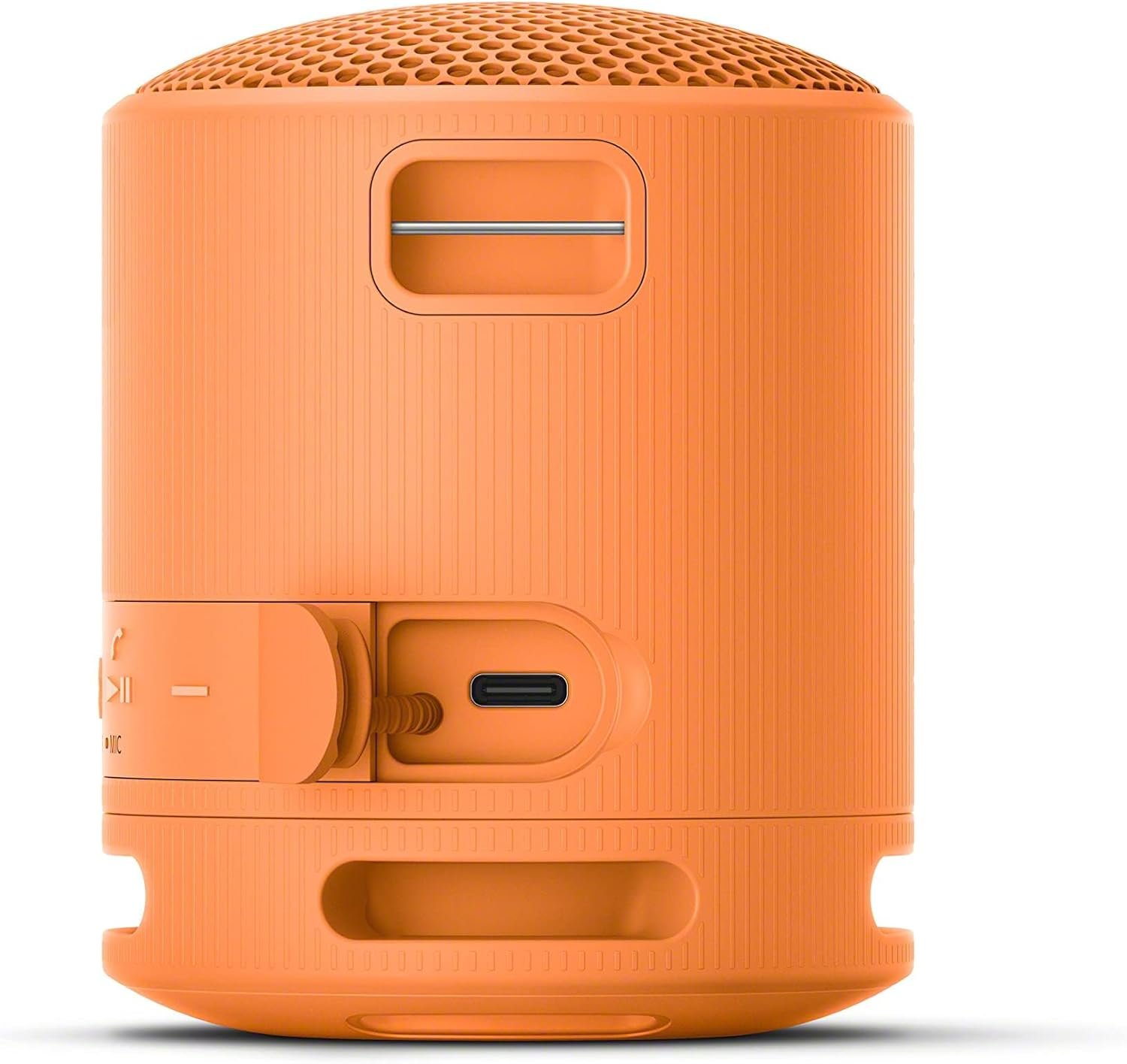 Sony SRS-XB100 Wireless Bluetooth Portable Lightweight Super-Compact Travel Speaker, Durable IP67 Waterproof & Dustproof Shower Speaker, 16 Hour Battery, Versatile Strap, & Hands-free Calling, Orange - Image 10