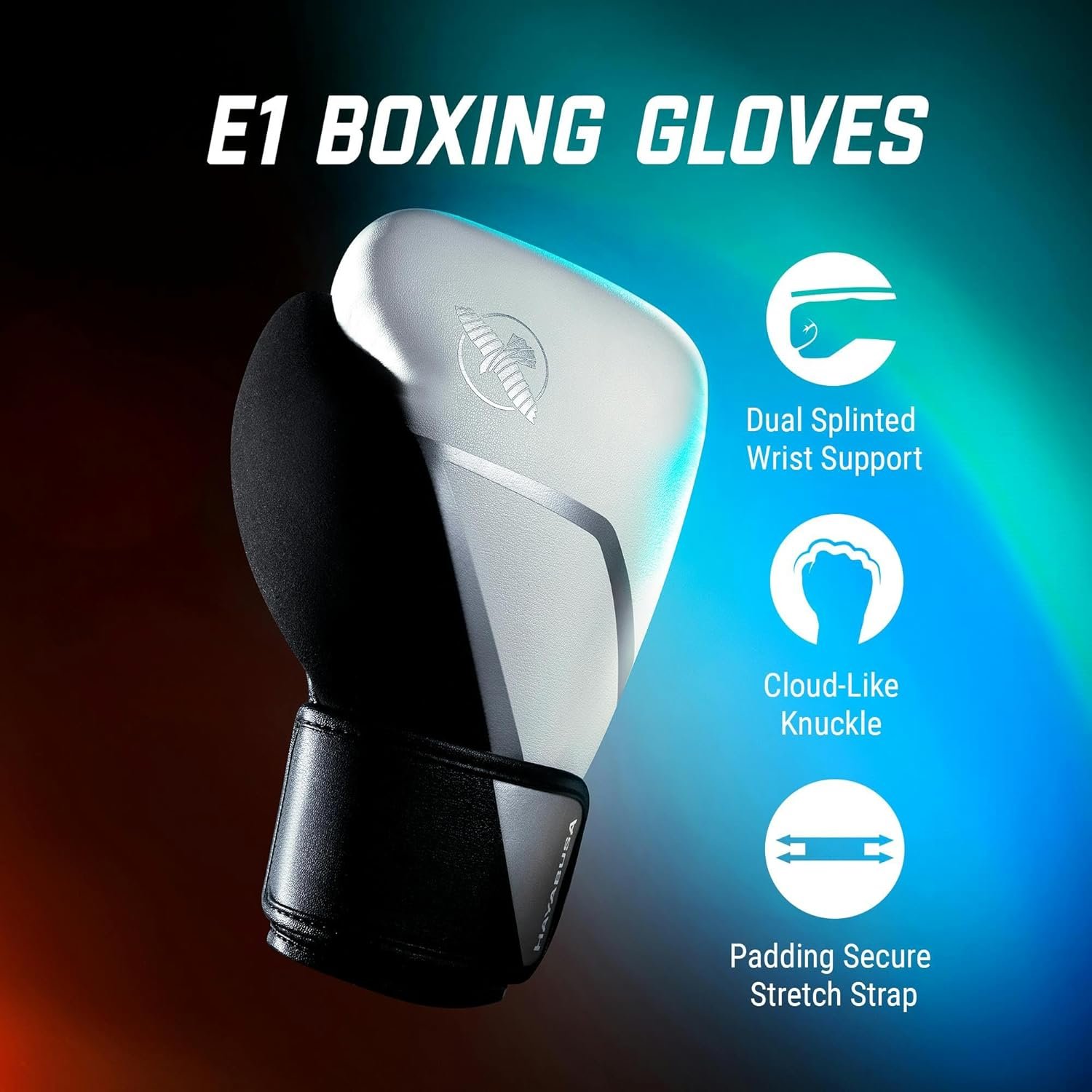 Hayabusa E1 Boxing Gloves for Men and Women - Image 2