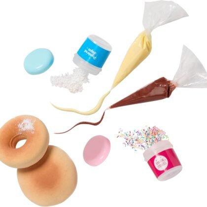 Slime Life Choco Icing Round & Cream Filled Donuts DIY Slime Kit - Unboxing Ingredients to Make, Smash, and Stretch Your Food Slime, Ages 8+