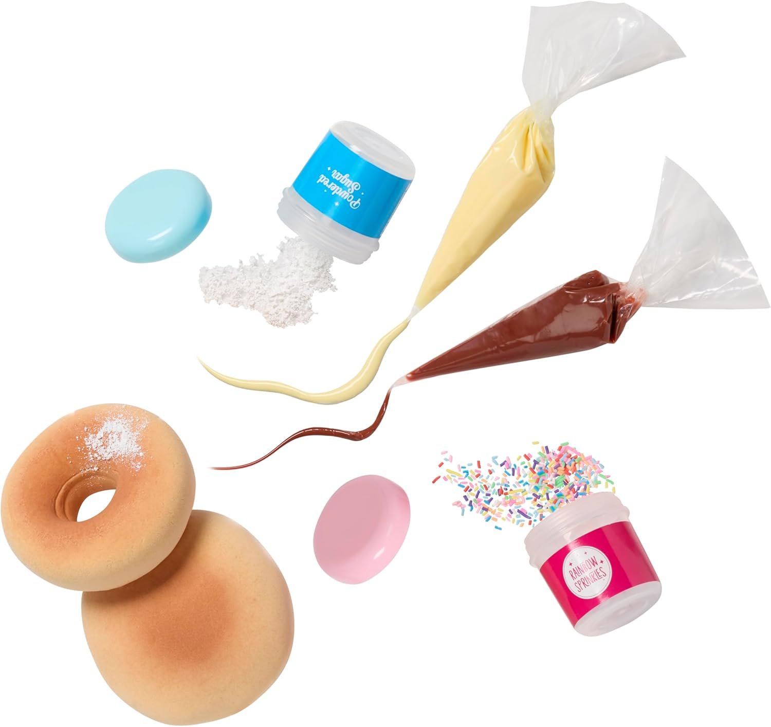 Slime Life Choco Icing Round & Cream Filled Donuts DIY Slime Kit - Unboxing Ingredients to Make, Smash, and Stretch Your Food Slime, Ages 8+