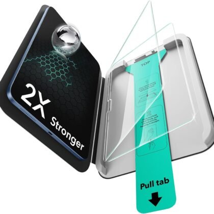 ESR 2 Pack Screen Protector for iPad A16 11th/10th Generation (11 Inch/10.9, 2025/2022), 9H Tempered Glass Film with UltraFit Tray, Apple Pencil Support, Scratch Resistant, HD Clarity, Bubble Free