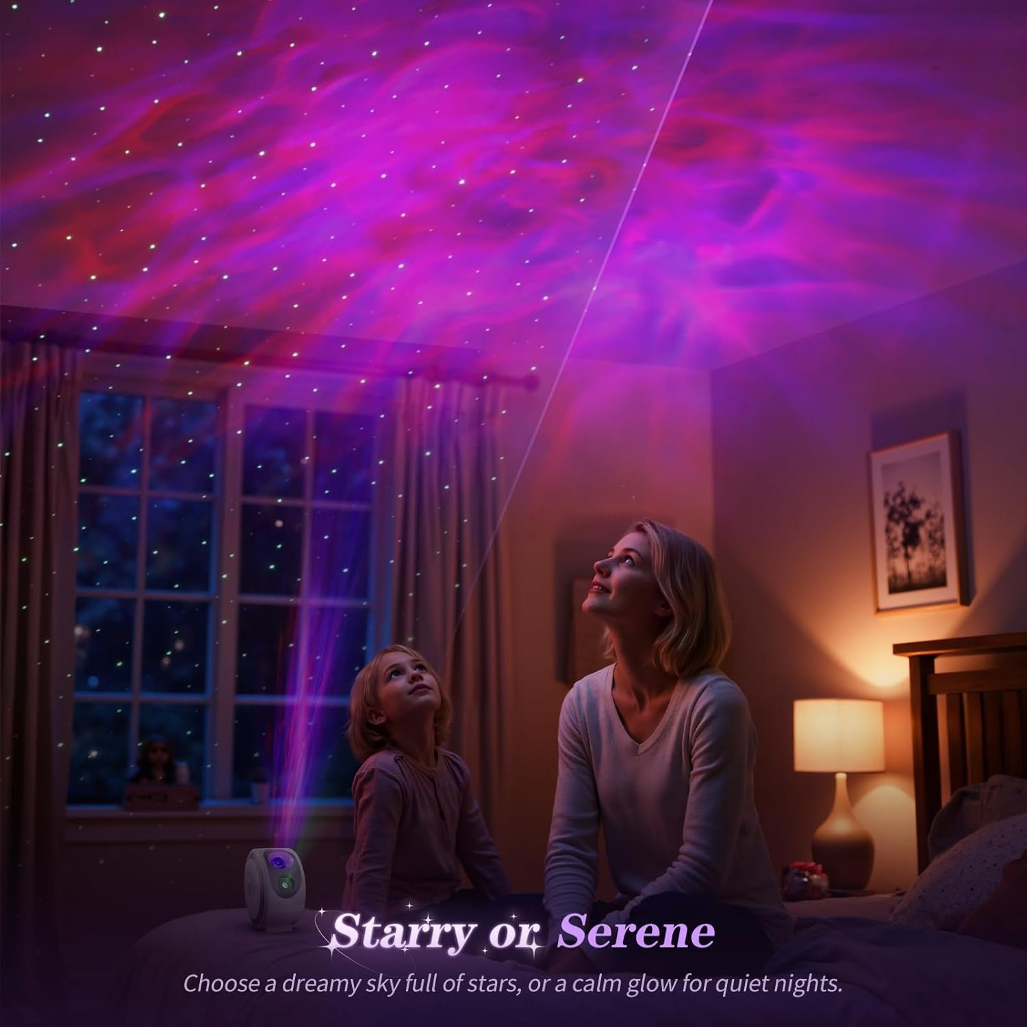 Galaxy Projector, Star Night Light, Star Projector with Timer & Remote Control for Bedroom Decor, Home Theater, Ceiling, Kids Room, Party, Relaxation - Image 6