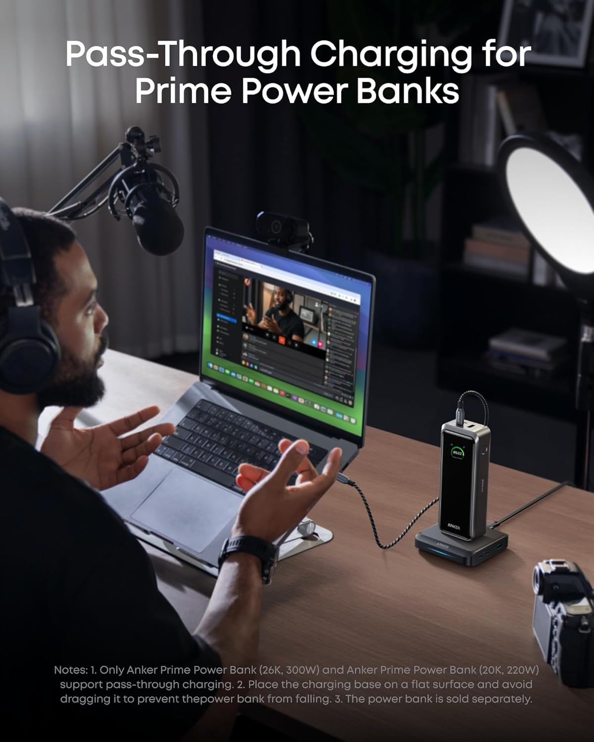 Anker Charging Base, 150W Max Charging for 4 Devices, Works with Prime Power Banks with Pogo Pin, for MacBook Pro/Air, Dell, iPhone 17/16 Series, Samsung, and More (Power Bank Not Included) - Image 3