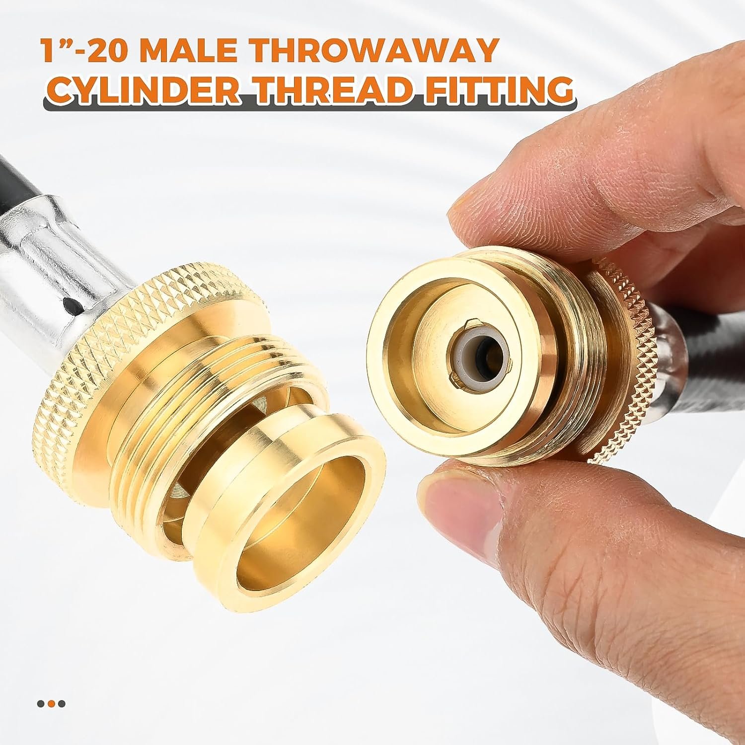 6 Feet Propane Adapter Hose 1 LB to 20 LB Converter with 5430 Regulator Replacement for Coleman Propane Stoves, Not Compatible with Coleman Roadtrip LXE Grills - Image 3