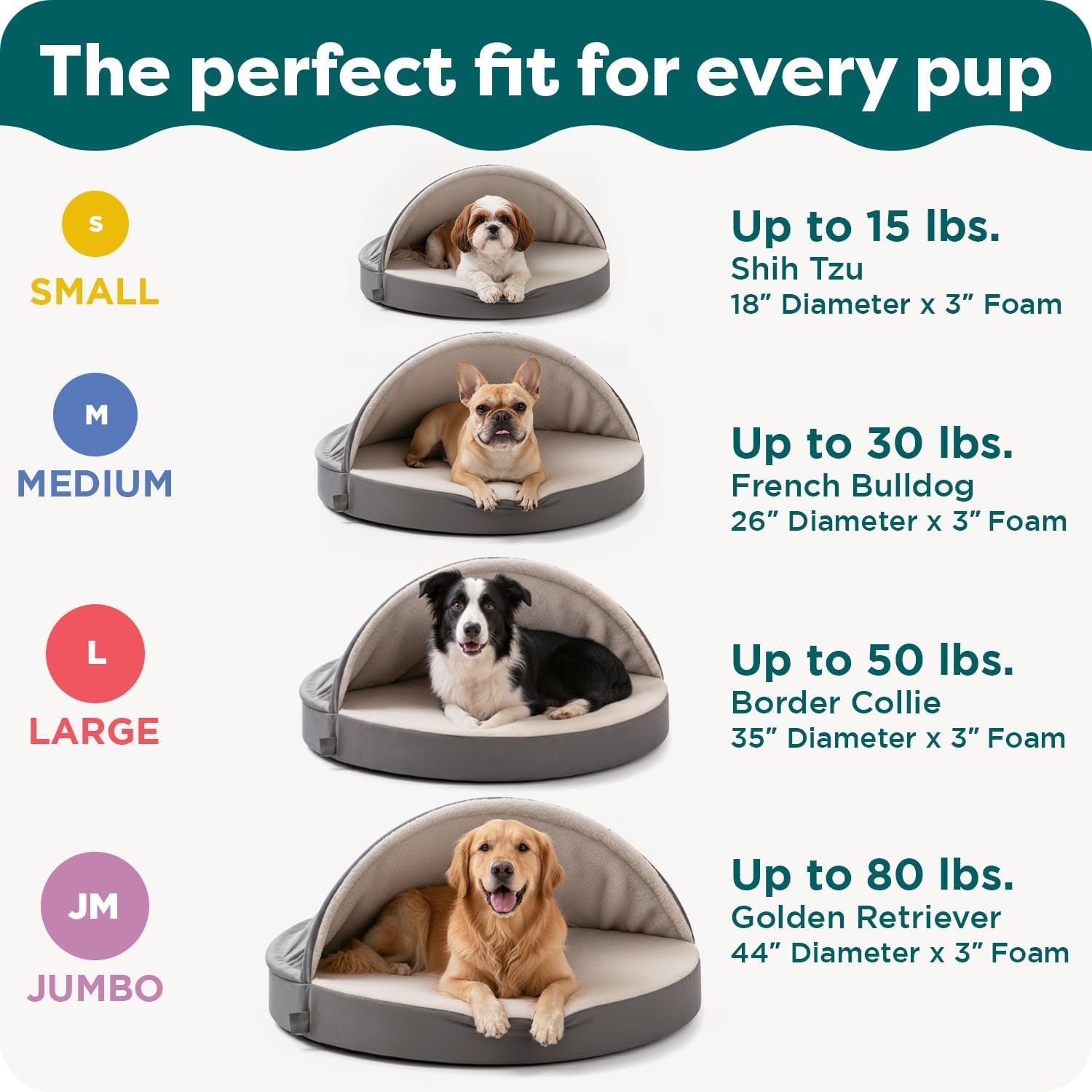 Furhaven 44" Round Orthopedic Dog Bed for Large Dogs w/ Removable Washable Cover, For Dogs Up to 80 lbs - Sherpa & Suede Snuggery - Espresso, 44-inch - Image 6