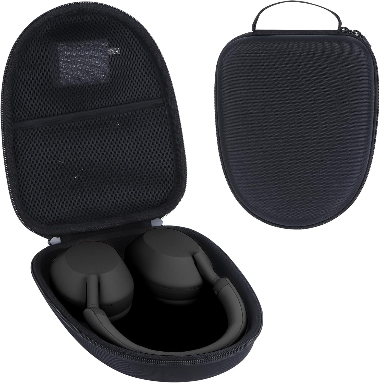 Hard Case Replacement for Sony WH-1000XM6, WH-1000XM5, WH-1000XM4, WH-1000XM3 Noise Canceling Headphones, Portable Travel Headphone Cases (Black Case)