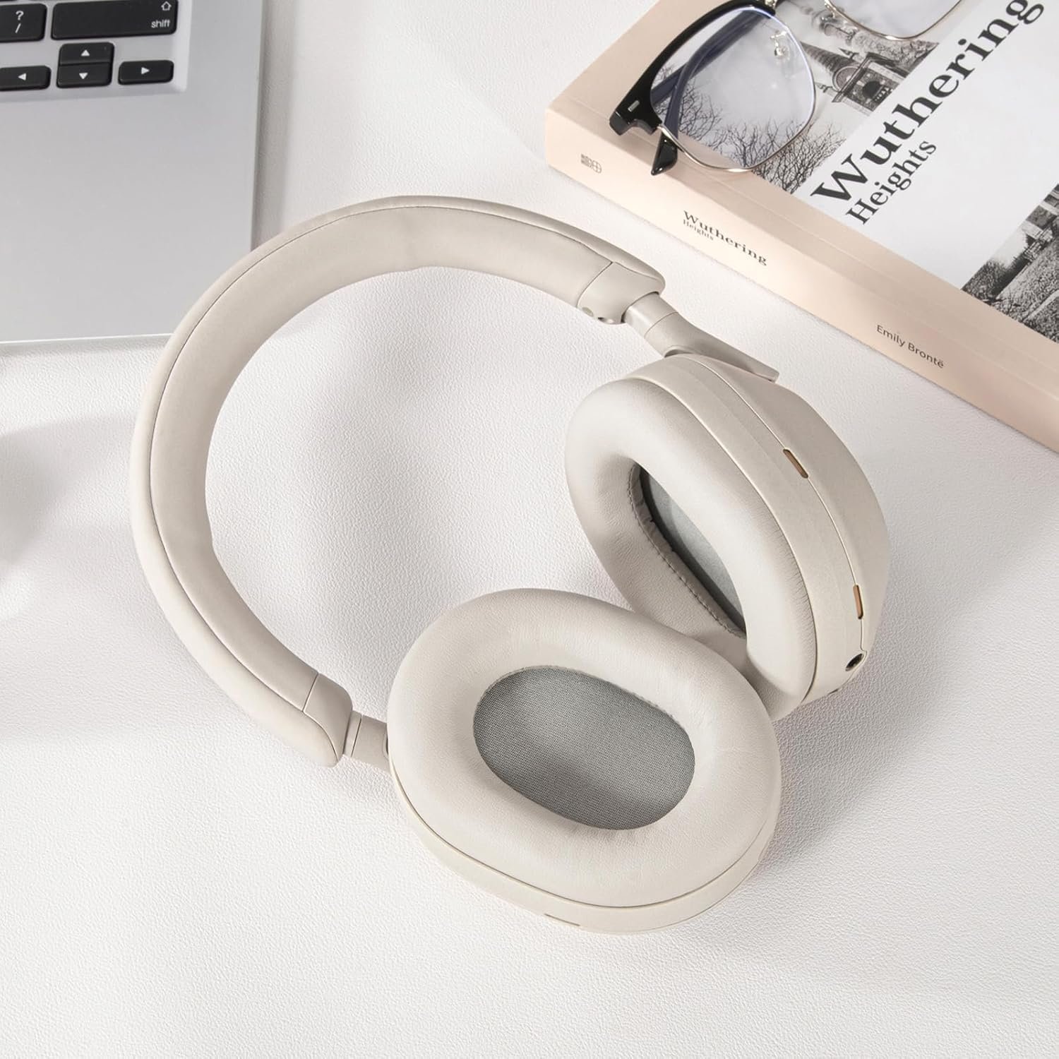 Aurivor Replacement Ear-Pads Cushions for Sony WH-1000XM5 Noise Canceling Headphones, Premium XM5 Ear Covers with Soft Protein Leather, Optimized Memory Foam (Silver) - Image 6