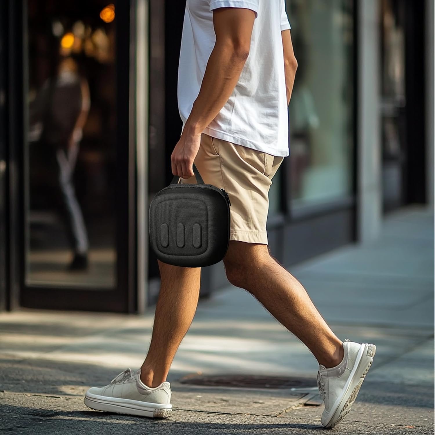 Q3S Hard Carrying Case for Meta Quest 3/Quest 3S VR Headset, Touch Controller, Original Fabric Strap & Accessories, Ideal for Travel & Home Storage with Comfort Protection - Image 8