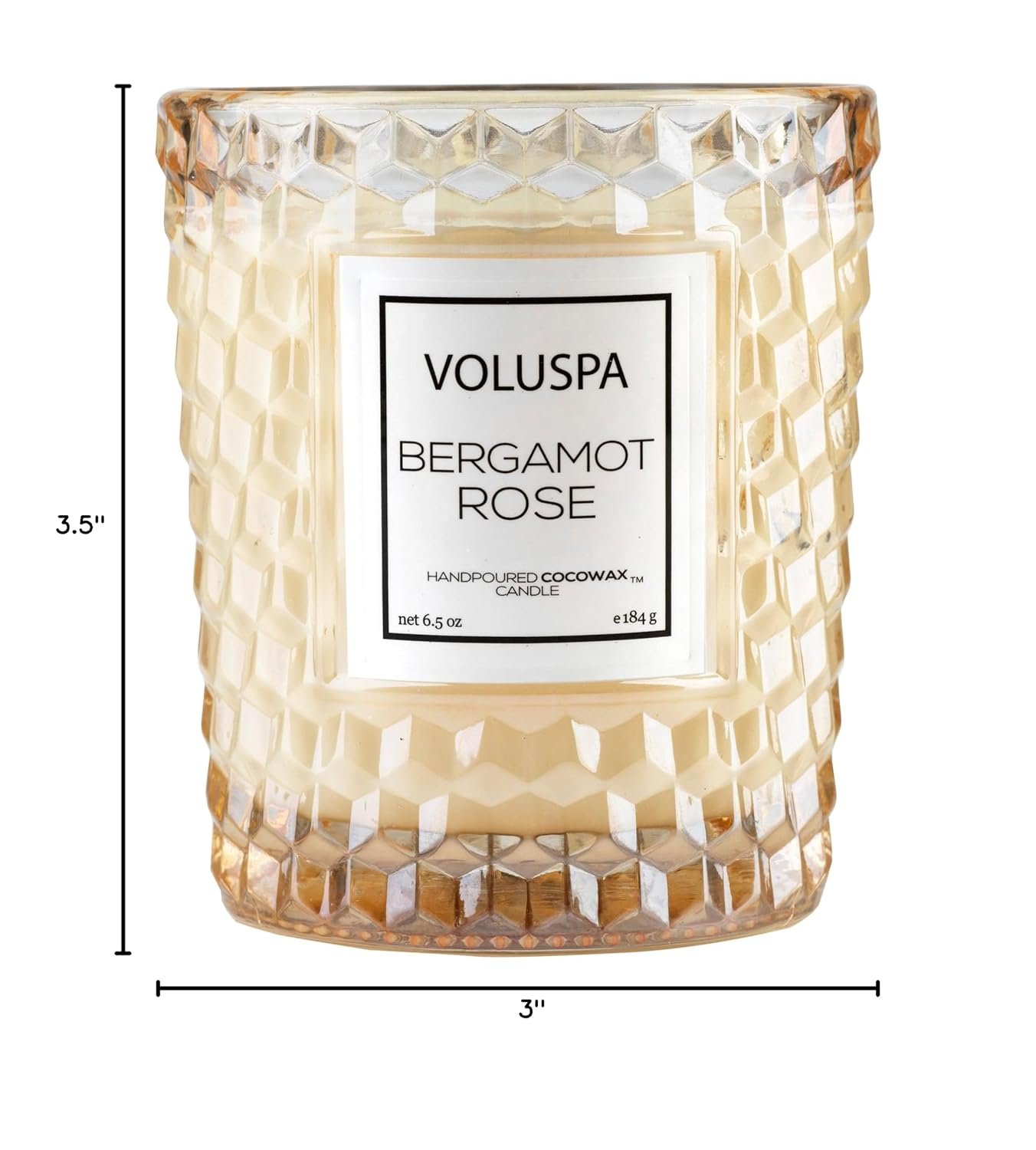 Classic - Bergamot Rose by Voluspa for Unisex - 6.5 oz Candle - Image 9