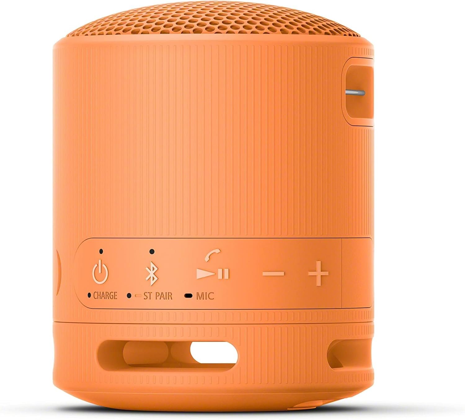 Sony SRS-XB100 Wireless Bluetooth Portable Lightweight Super-Compact Travel Speaker, Durable IP67 Waterproof & Dustproof Shower Speaker, 16 Hour Battery, Versatile Strap, & Hands-free Calling, Orange - Image 7