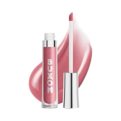 BUXOM Full-On Plumping Lip Polish, Tinted Lip Plumper Gloss with Peptides & Vitamin E, High-Shine Lip Gloss that Nourishes, Moisturizes & Softens Lips, Vegan