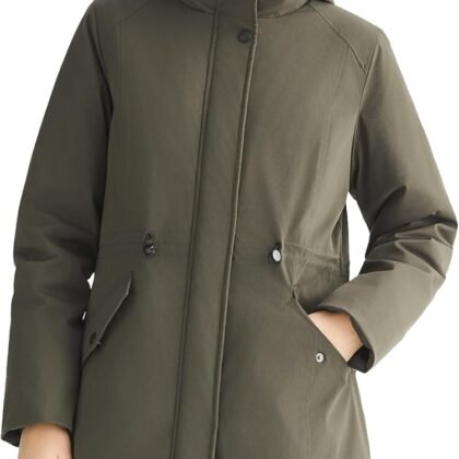 Orolay CHIIONE Winter Coat for Women Thicken Fleece Lined Parka Waterproof Long Warm Puffer Jacket Hooded with Pockets