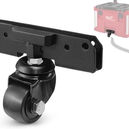 Front Wheels Compatible for Milwaukee Packout Rolling Tool Box,Packout Caster Wheels Accessories for Packout Tool Box,Making Transportation Easier