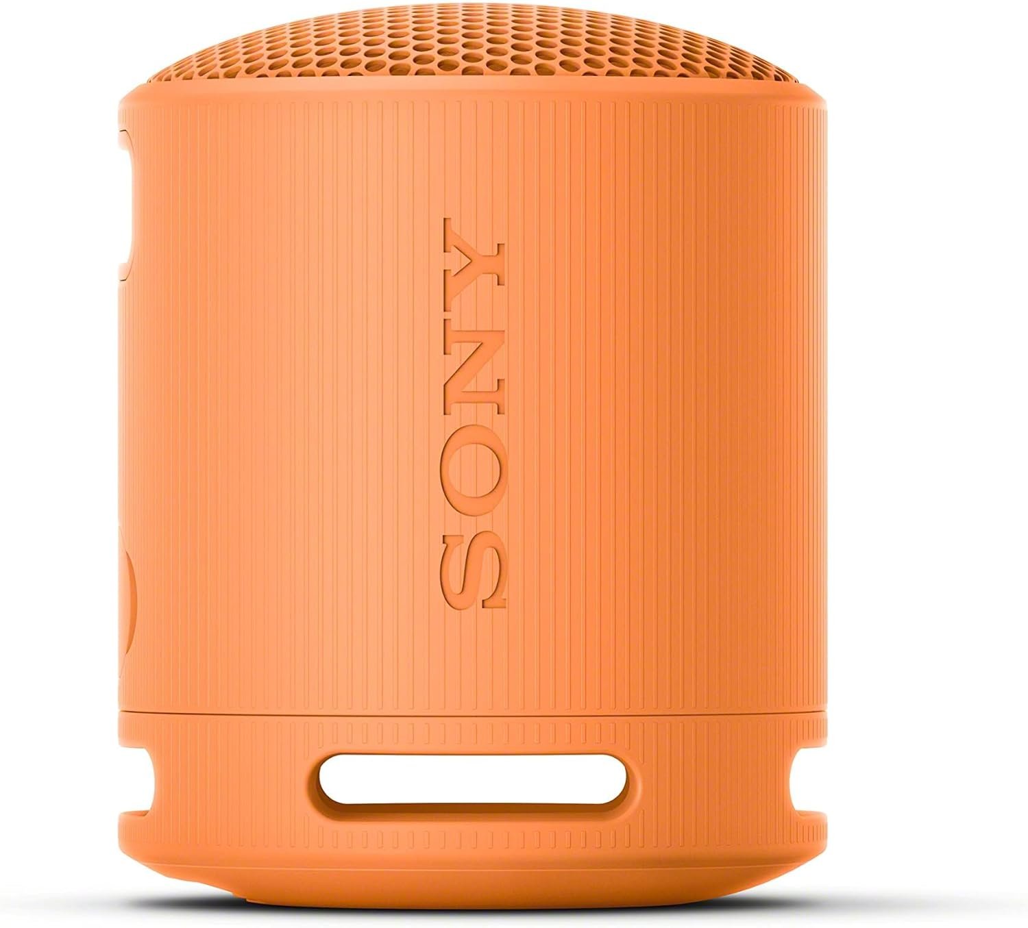 Sony SRS-XB100 Wireless Bluetooth Portable Lightweight Super-Compact Travel Speaker, Durable IP67 Waterproof & Dustproof Shower Speaker, 16 Hour Battery, Versatile Strap, & Hands-free Calling, Orange - Image 8