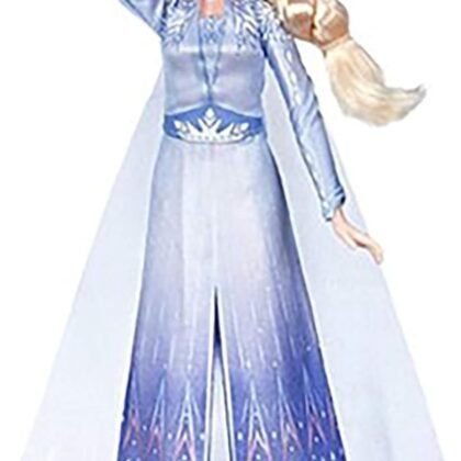 Disney Frozen Singing Elsa Fashion Doll with Music Wearing Blue Dress Inspired by 2, Toy for Kids 3 Years & Up