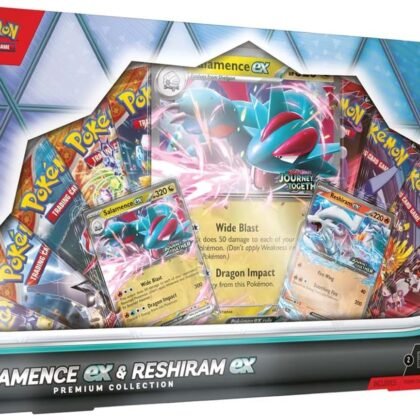 Pokemon TCG Salamence ex & Reshiram ex Premium Collection Box