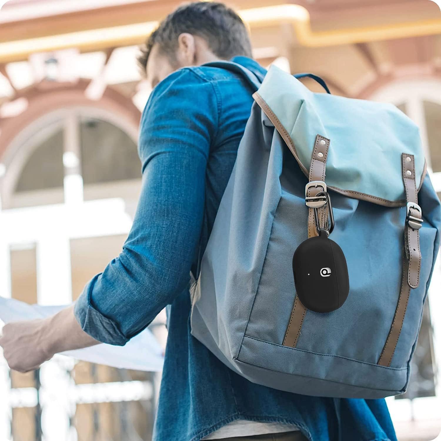 Olytop for Beats Studio Buds/Bud + Case with Cleaner kit 2021/2023, Soft Silicone Case for New Beat Studio Buds Plus Cover Protective Skin with Keychain, Cleaning Pen for Beat Studio Earbuds, Black - Image 7