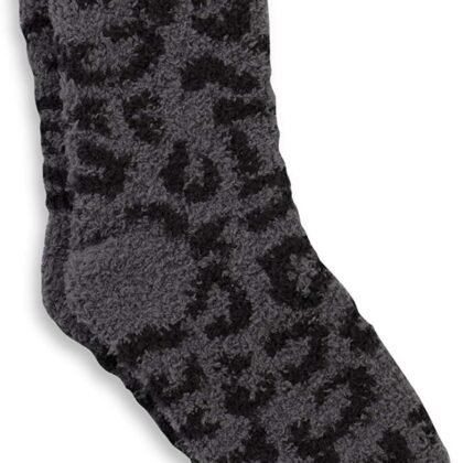 Barefoot Dreams CozyChic Youth Barefoot In The Wild Sock, Boot Socks Plush Socks