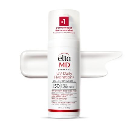 EltaMD UV Daily Face Sunscreen Moisturizer with Zinc Oxide, Daily Face Moisturizer with SPF, Great for Dry, Combination, and Normal Skin
