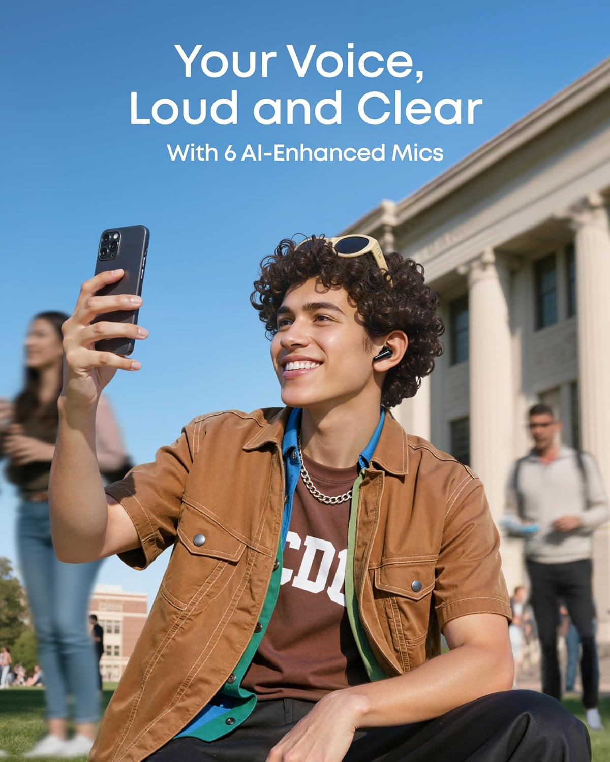 Soundcore P31i by Anker, Real-Time Adaptive Noise Cancelling, Hi-Res Sound, Translation Earbuds, 50H Playtime, Wireless Earbuds, Bluetooth Earphones, Spatial Audio, Fast Charging, IP55 - Image 7