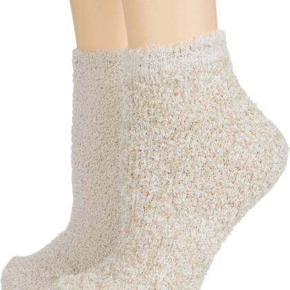 Barefoot Dreams® CozyChic® 2-Pair Tennis Sock Set