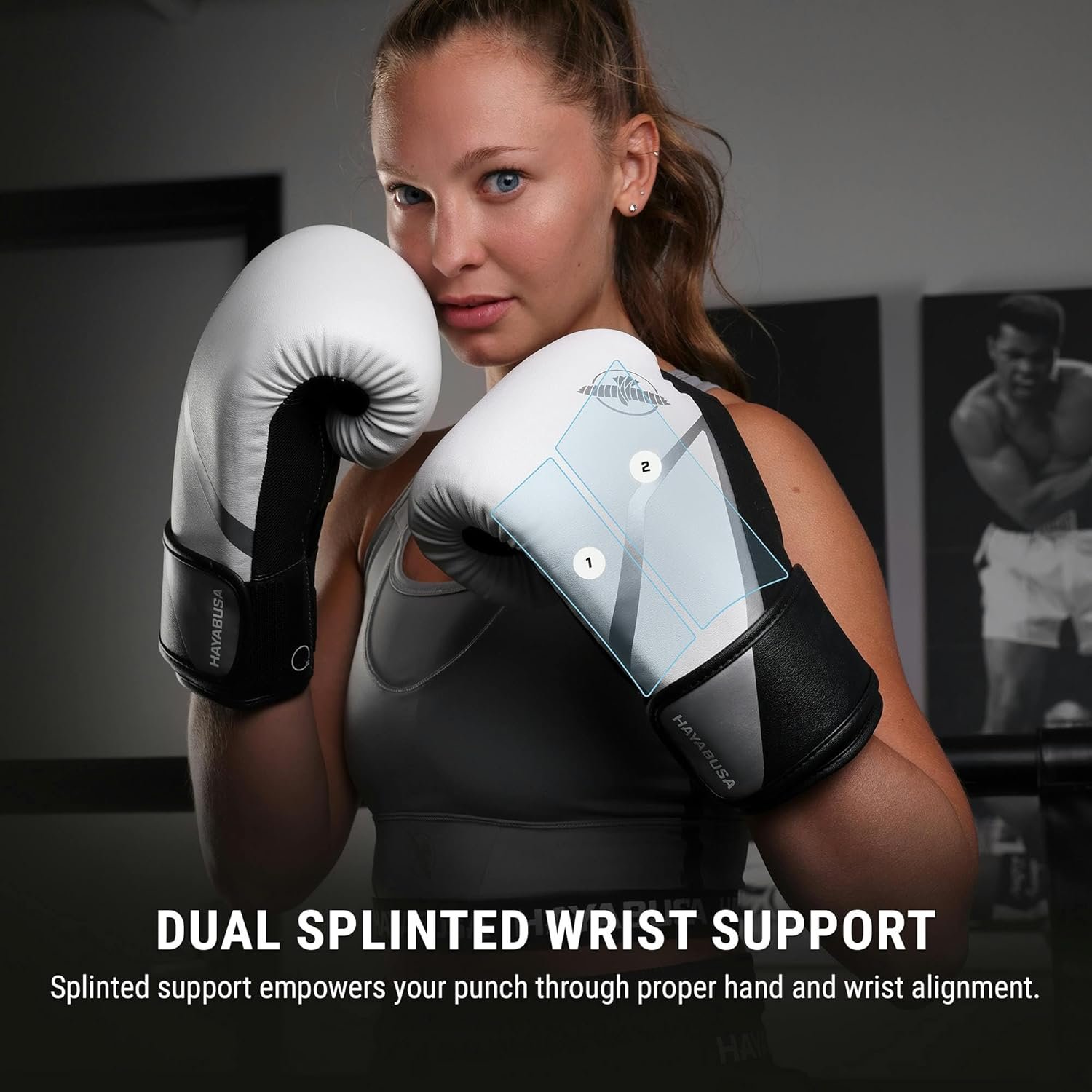 Hayabusa E1 Boxing Gloves for Men and Women - Image 3